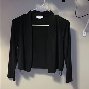 black dress cover up